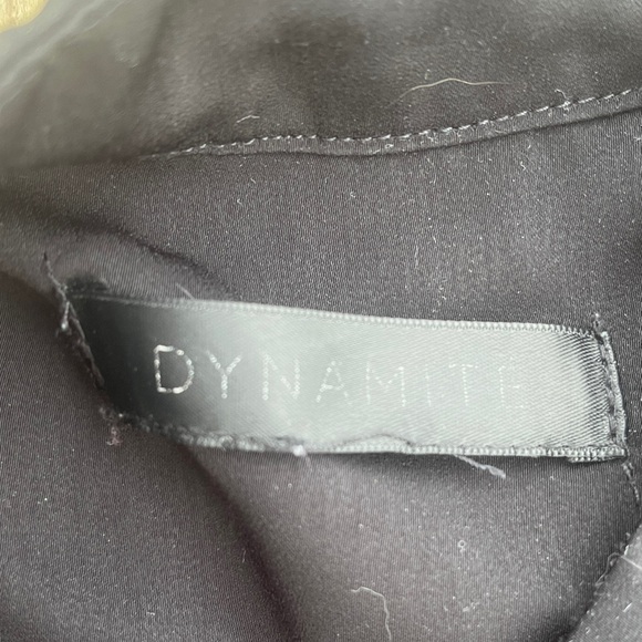 Dynamite Zip Front Dress Medium - Picture 4 of 8